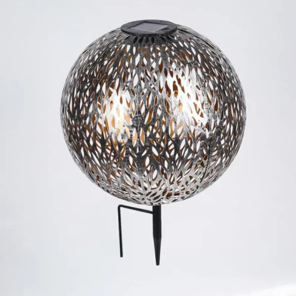 hofstein lampe solaire Samoao LED Cuivre, Noir, Argenté, 1 lumière* Lampes Modernes