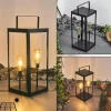 hofstein lampe solaire Sciolze LED Noir, Transparent, 2 lumières* Lampes Modernes