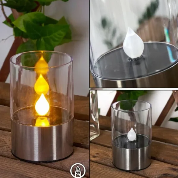 hofstein lampe solaire Wroclaw LED Argenté, 1 lumière* Lampes Modernes