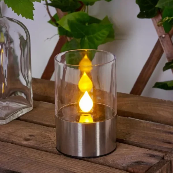 hofstein lampe solaire Wroclaw LED Argenté, 1 lumière* Lampes Modernes
