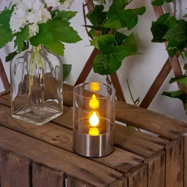 hofstein lampe solaire Wroclaw LED Argenté, 1 lumière* Lampes Modernes