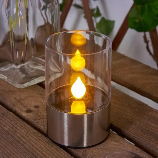 hofstein lampe solaire Wroclaw LED Argenté, 1 lumière* Lampes Modernes
