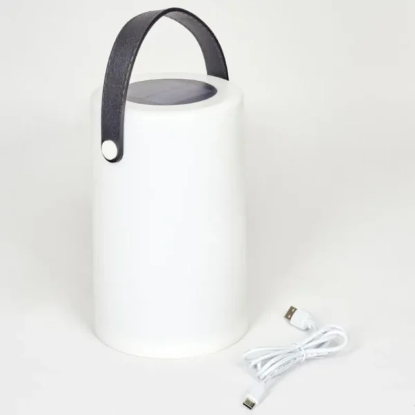 hofstein Lampe solaires Acebal LED Noir, Blanc, 1 lumière, Changeur de couleurs* Lampes Modernes