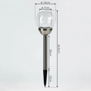 hofstein Lampe solaires Carbonia LED Nickel mat, 1 lumière* Lampes Modernes