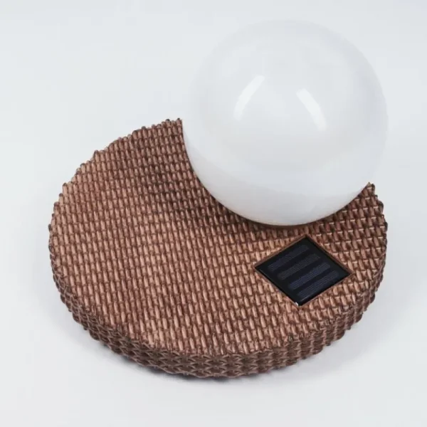 hofstein Lampe solaires Centrache LED Brun, 1 lumière* Lampes Modernes