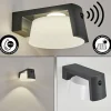 hofstein Lampe solaires Lafite LED Anthracite, 1 lumière, Détecteur de mouvement* Lampes Modernes