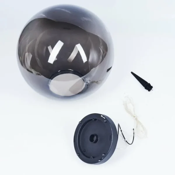 hofstein Lampe solaires Pollenca LED Noir, 50 lumières* Lampes Modernes