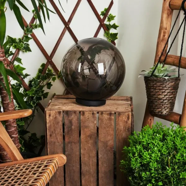 hofstein Lampe solaires Pollenca LED Noir, 50 lumières* Lampes Modernes