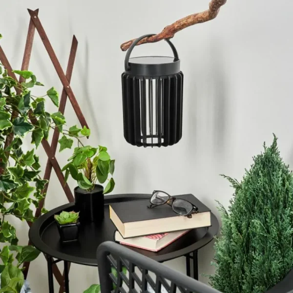 hofstein Lampe solaires Rossina LED Noir, 1 lumière* Lampes Modernes
