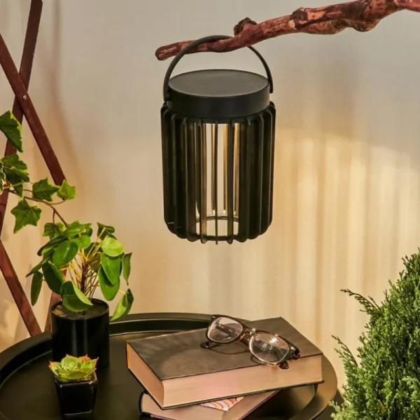 hofstein Lampe solaires Rossina LED Noir, 1 lumière* Lampes Modernes