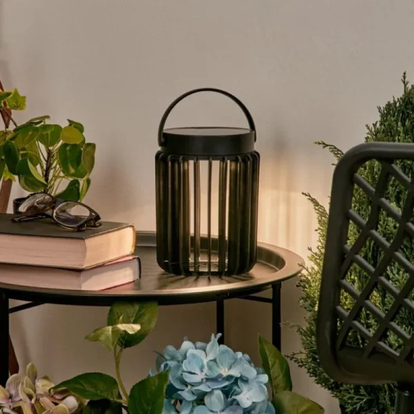 hofstein Lampe solaires Rossina LED Noir, 1 lumière* Lampes Modernes