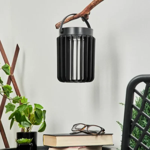 hofstein Lampe solaires Rossina LED Noir, 1 lumière* Lampes Modernes