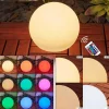 hofstein Lampe solaires Ykullen LED Noir, 1 lumière, Télécommandes, Changeur de couleurs* Lampes Modernes