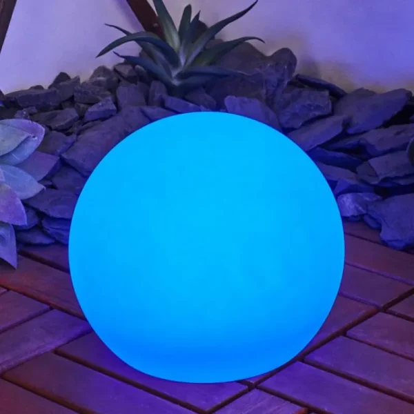 hofstein Lampe solaires Ykullen LED Noir, 1 lumière, Télécommandes, Changeur de couleurs* Lampes Modernes