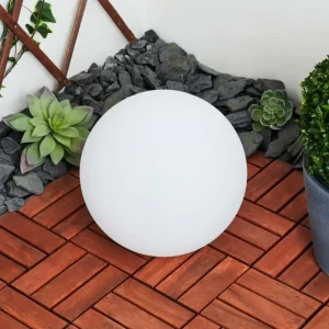 hofstein Lampe solaires Ykullen LED Noir, 1 lumière, Télécommandes, Changeur de couleurs* Lampes Modernes