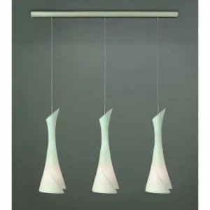Luminaires Mantra Lampe suspendue Mantra Zack Chrome, 3 lumières* Lampes En Verre
