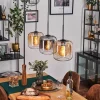 hofstein Lauden Suspension Ambre, Clair, Fumé, 3 lumières* Lampes Modernes