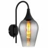 Luminaires Globo Lighting Lavus Applique murale Noir, 1 lumière* Lampes En Verre