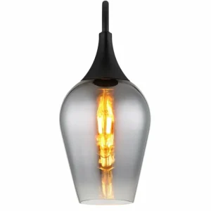 Luminaires Globo Lighting Lavus Applique murale Noir, 1 lumière* Lampes En Verre