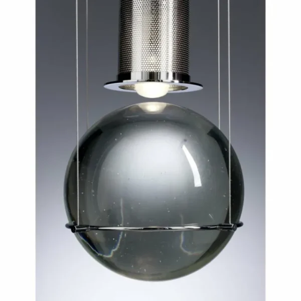 Luminaires Tecnolumen Le tre streghe Tecnolumen Lampe pendante LED Chrome, 1 lumière* Lampes En Verre
