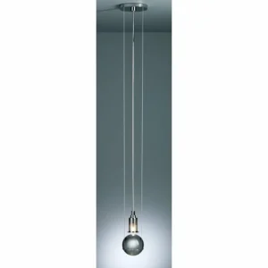 Luminaires Tecnolumen Le tre streghe Tecnolumen Lampe pendante LED Chrome, 1 lumière* Lampes En Verre