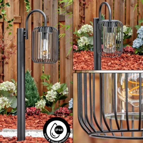 hofstein Lejonbacken Luminaire extérieur, Eclairage de chemin Noir, 1 lumière* Lampes Modernes