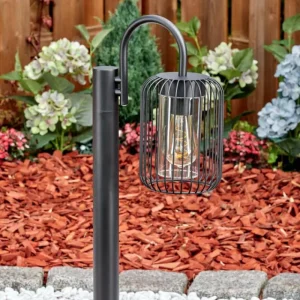 hofstein Lejonbacken Luminaire extérieur, Eclairage de chemin Noir, 1 lumière* Lampes Modernes