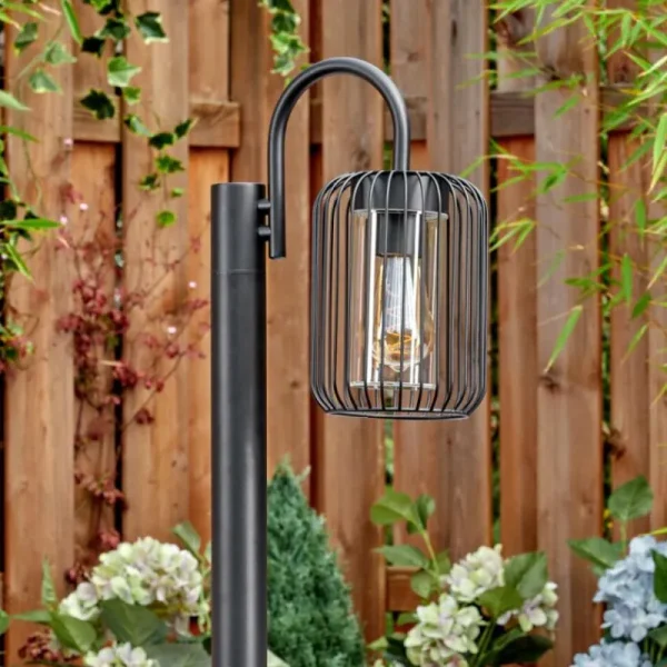 hofstein Lejonbacken Luminaire extérieur, Eclairage de chemin Noir, 1 lumière* Lampes Modernes