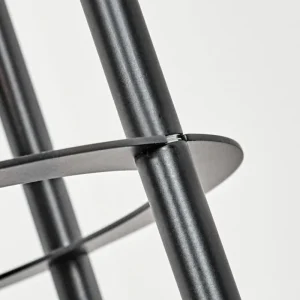 hofstein Limmingen Lampadaire Bois foncé, Noir, 4 lumières* Lampes Modernes