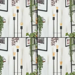 hofstein Limmingen Lampadaire Noir, 3 lumières* Lampes Modernes
