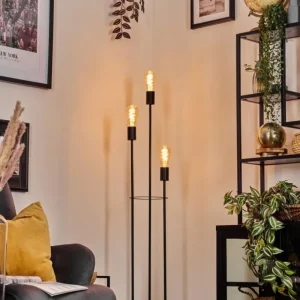 hofstein Limmingen Lampadaire Noir, 3 lumières* Lampes Modernes