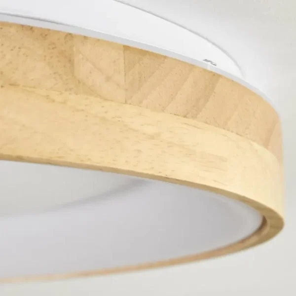hofstein Lockeby Plafonnier LED Écru, Blanc, 1 lumière, Télécommandes* Lampes Modernes
