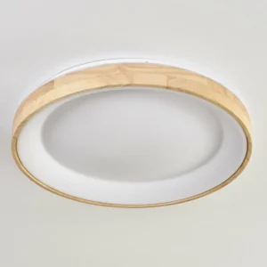 hofstein Lockeby Plafonnier LED Écru, Blanc, 1 lumière, Télécommandes* Lampes Modernes