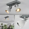 hofstein Lomma Plafonnier Acier brossé, 2 lumières* Lampes Modernes