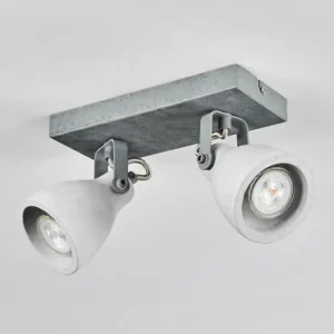 hofstein Lomma Plafonnier Acier brossé, 2 lumières* Lampes Modernes