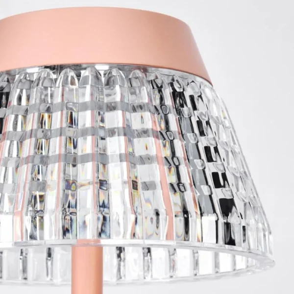 hofstein Macos Lampe de bureau, Lampe à poser, Liseuse LED Rose, 1 lumière* Lampes Modernes