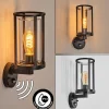 hofstein Martinha Lampe murale d´extérieur Noir, 1 lumière, Détecteur de mouvement* Lampes Modernes