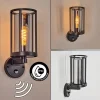 hofstein Martinha Lampe murale d´extérieur Noir, 1 lumière, Détecteur de mouvement* Lampes Modernes