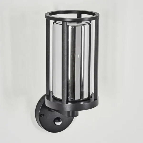 hofstein Martinha Lampe murale d´extérieur Noir, 1 lumière, Détecteur de mouvement* Lampes Modernes