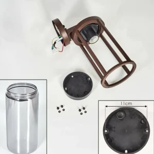 hofstein Martinha Lampe murale d´extérieur Rouille, 1 lumière, Détecteur de mouvement* Lampes Modernes