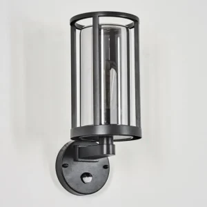 hofstein Martinha Lampe murale d´extérieur Noir, 1 lumière, Détecteur de mouvement* Lampes Modernes