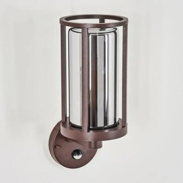 hofstein Martinha Lampe murale d´extérieur Rouille, 1 lumière, Détecteur de mouvement* Lampes Modernes