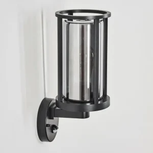 hofstein Martinha Lampe murale d´extérieur Noir, 1 lumière, Détecteur de mouvement* Lampes Modernes