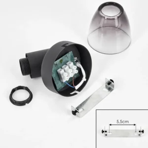 hofstein Medelim Plafonnier, Spot de plafond Noir, 1 lumière* Lampes Modernes