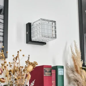 hofstein Medvik Applique murale LED Noir, 1 lumière* Lampes Modernes