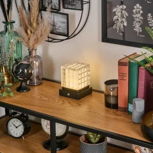 hofstein Medvik Lampe à poser LED Noir, 1 lumière* Lampes Modernes