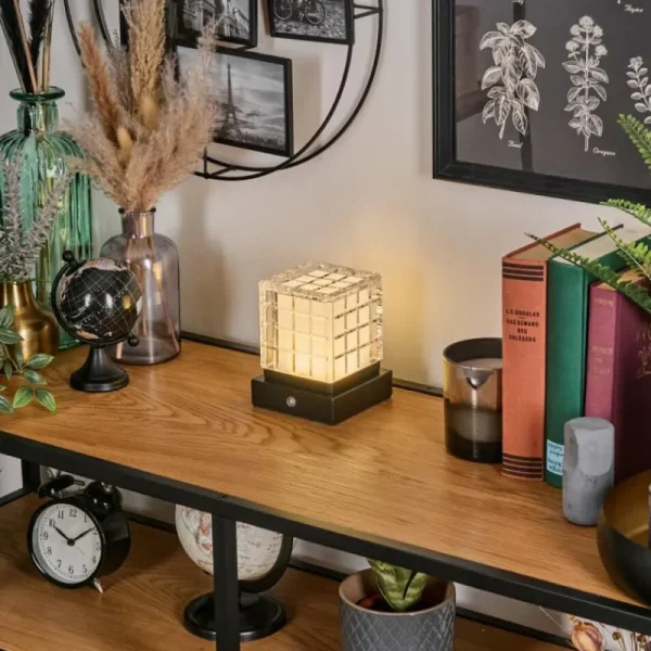 hofstein Medvik Lampe à poser LED Noir, 1 lumière* Lampes Modernes