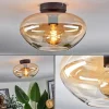 hofstein Mertola Plafonnier Ambre, Clair, 1 lumière* Lampes En Verre