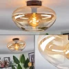 hofstein Mertola Plafonnier Ambre, Clair, 1 lumière* Lampes En Verre