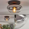 hofstein Mertola Plafonnier, Boule lumineuse Clair, Fumé, 1 lumière* Lampes Modernes